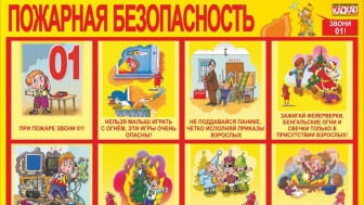 МЧС ПРЕДУПРЕЖДАЕТ "Памятка о пожаре".